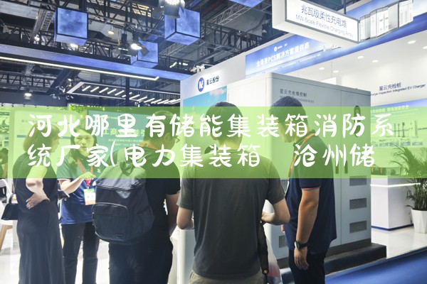 河北哪里有储能集装箱消防系统厂家|艾薇特